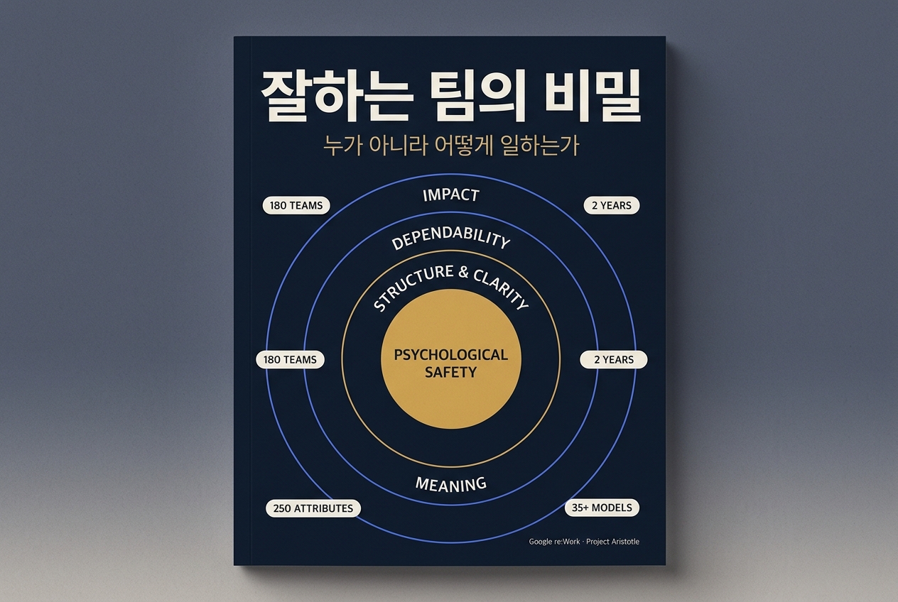 잘하는 팀의 비밀은 '누가'가 아니라 '어떻게' — 구글 Project Aristotle이 밝힌 5가지 팀 효과성 요소 썸네일